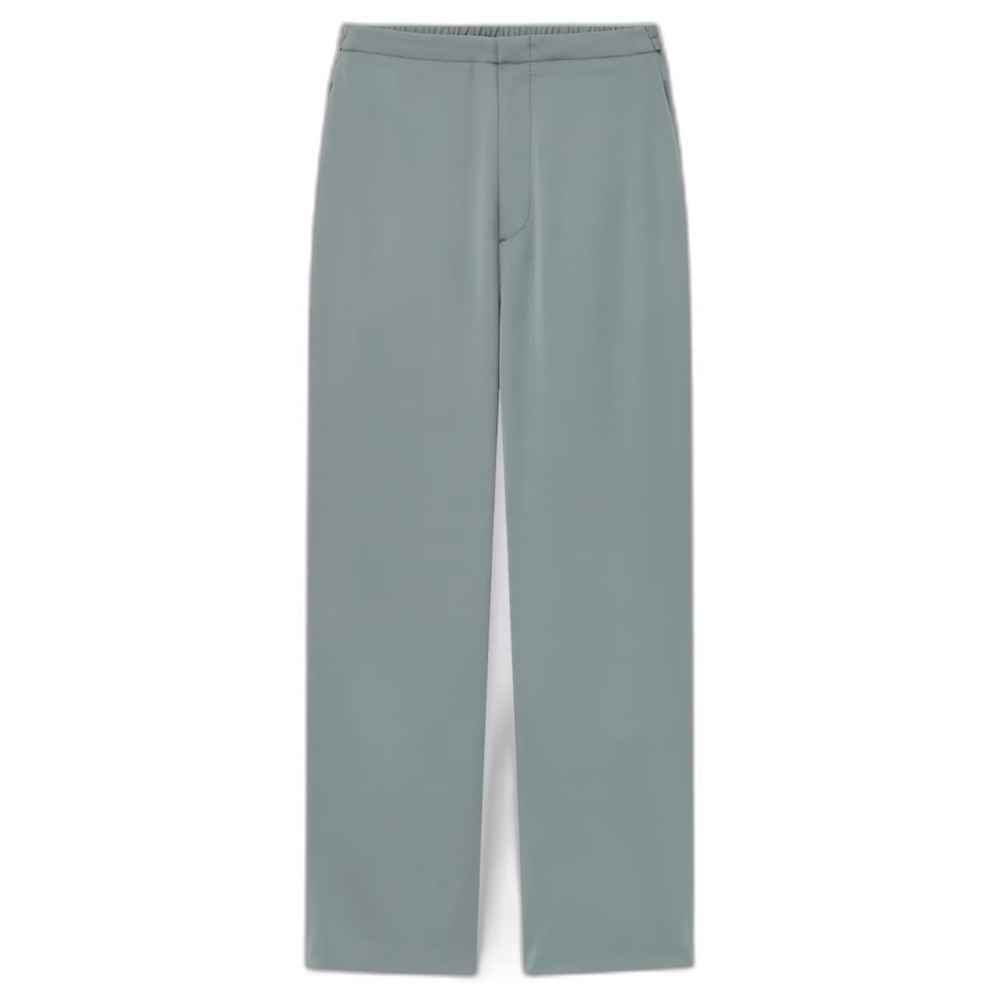 UNIQLO Satin Relaxed Straight Pants
